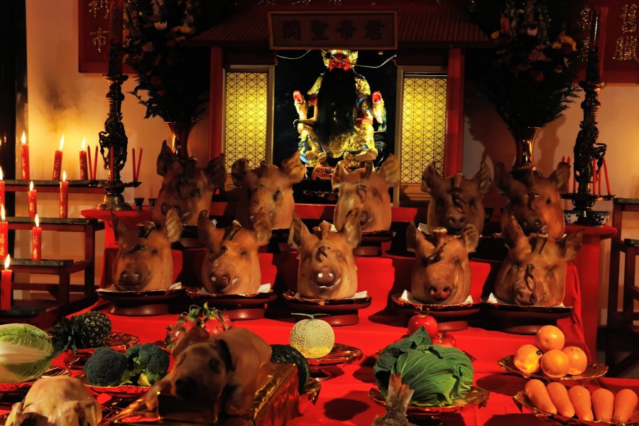 湊公園の祭壇