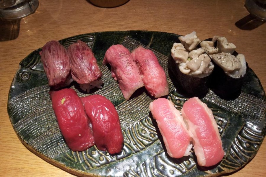 三軒茶屋・肉寿司