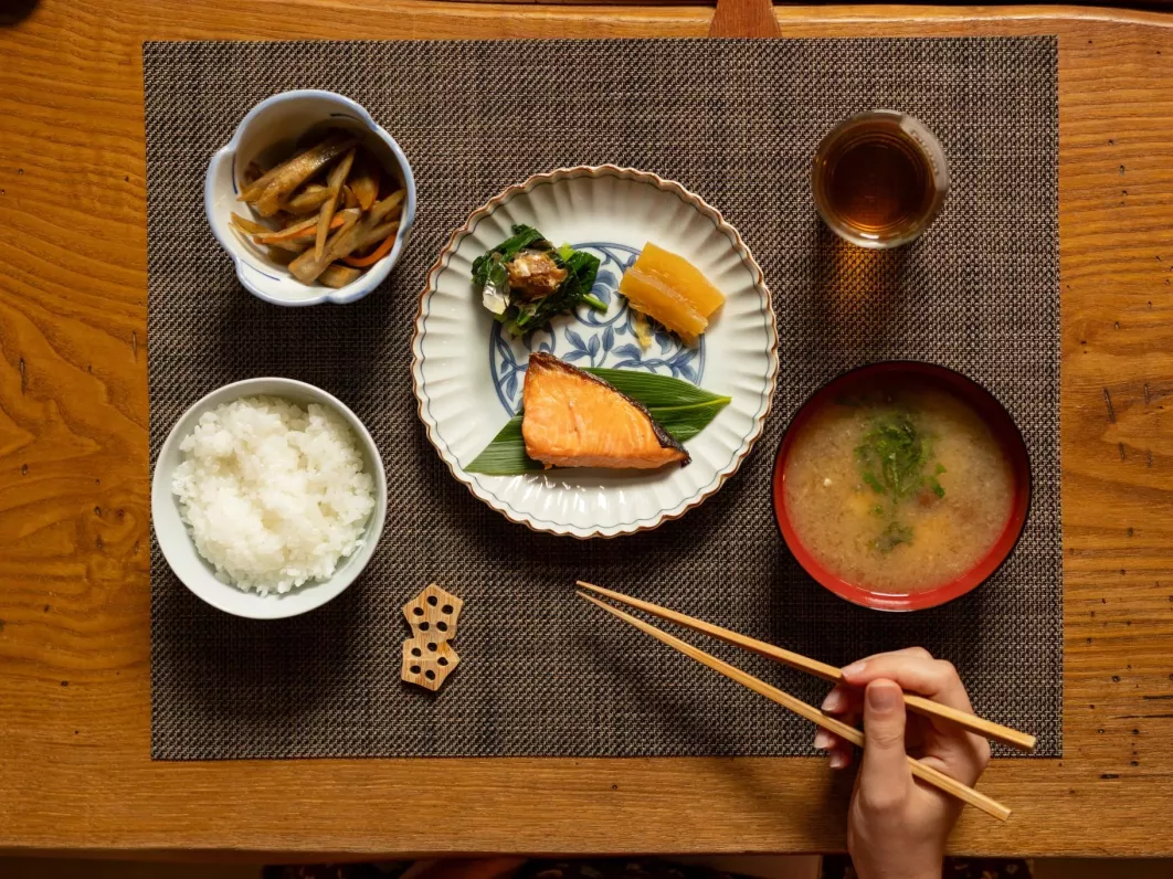 Breakfast at Farmstay Ushidaya