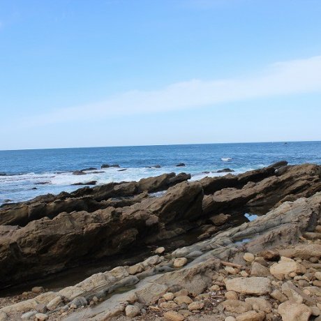 越前海岸「弁慶の洗濯岩」 越前海岸「弁慶の洗濯岩」