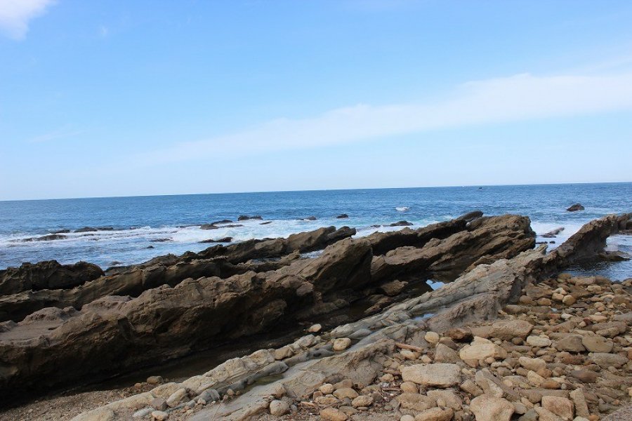 越前海岸「弁慶の洗濯岩」