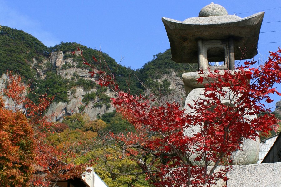 秋の八栗寺